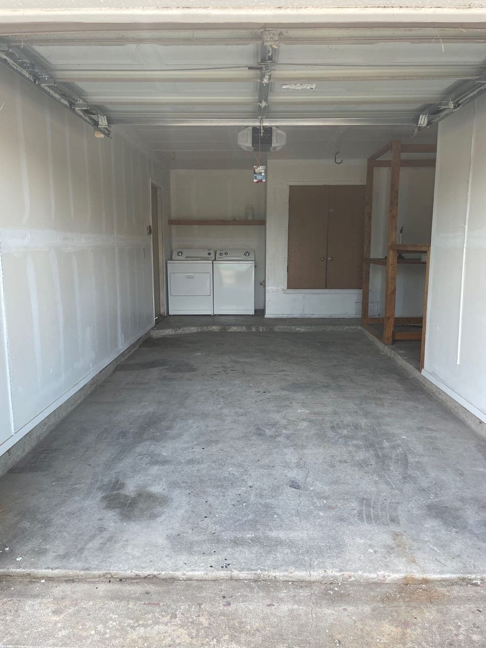 Washer/Dryer in Garage