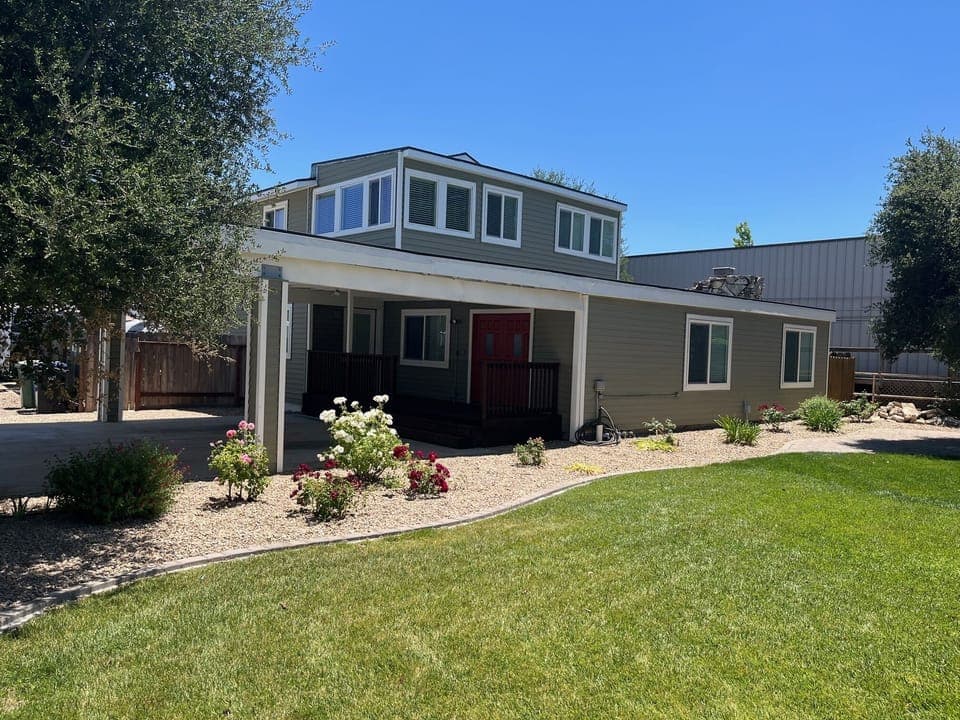 Side view of home, facing Main St. Templeton