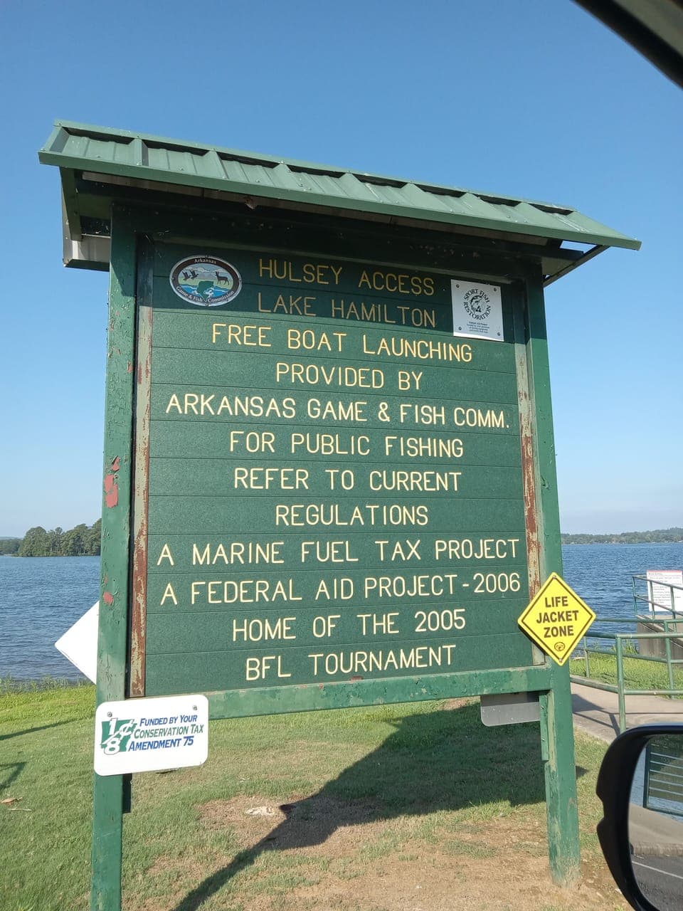 Closest public boat ramp is Hulsey Access near the Fish Hatchery. 15 min by car
