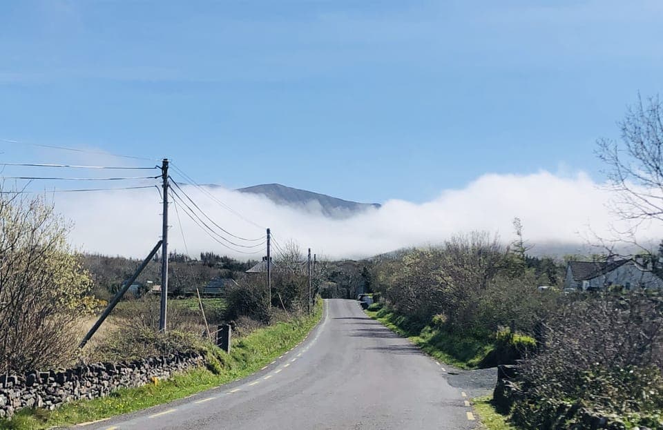 Early morning fog Cloghane road 
