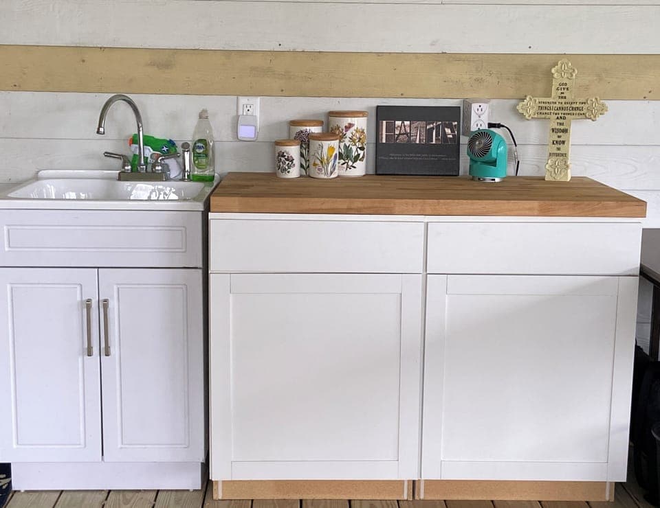 Porch Kitchen Area