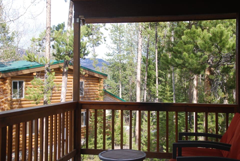 Relax and enjoy coffee on the deck.