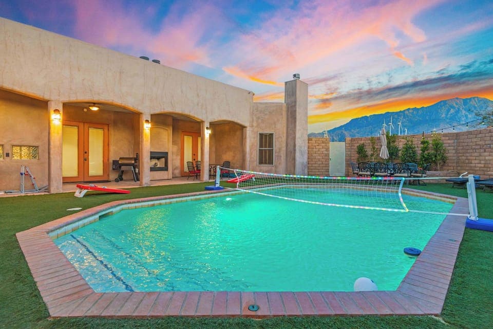 Poolside bliss with a stunning mountain backdrop! ️ Just the perfect spot to unwind and let nature work its magic.