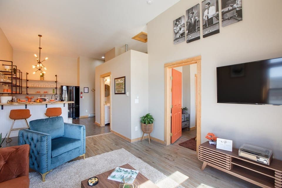 Wide open floorplan 