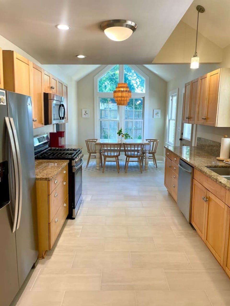Large open kitchen