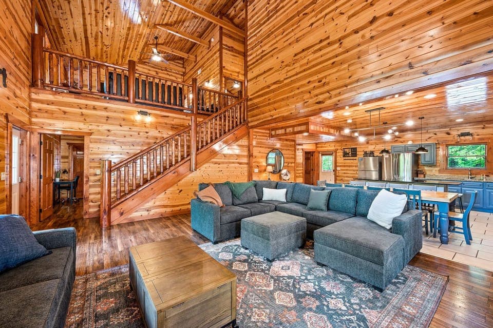 Relax together — brand‑new comfy furnishings in the living room.