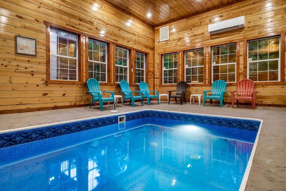 Splash into fun — private heated indoor pool ready year‑round!
