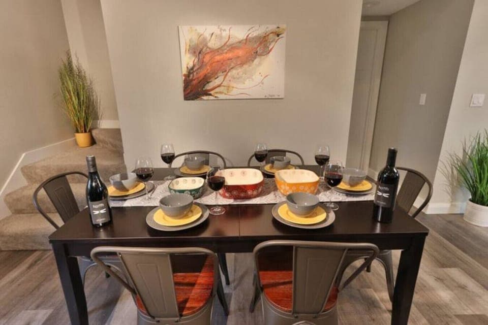 Main floor dining area