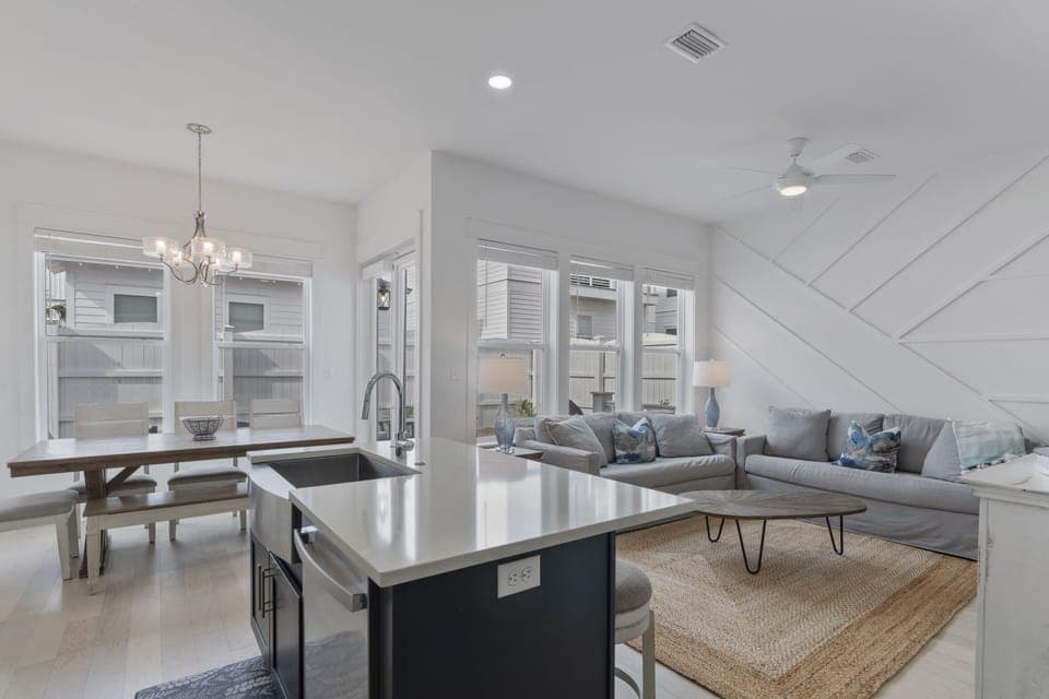 Great open kitchen layout