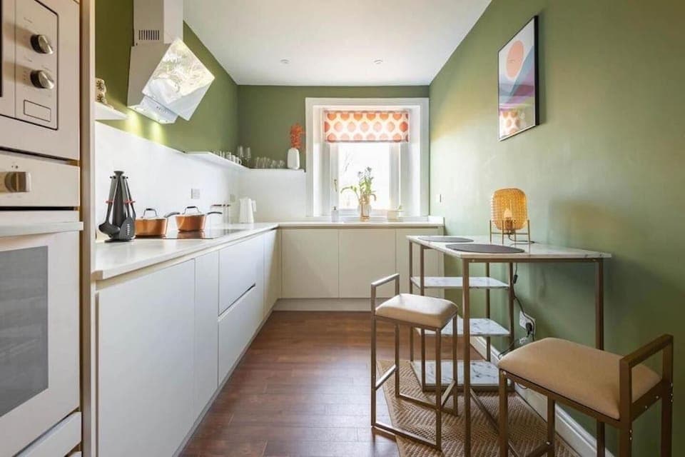 The kitchen is fully equipped to a very high standard.