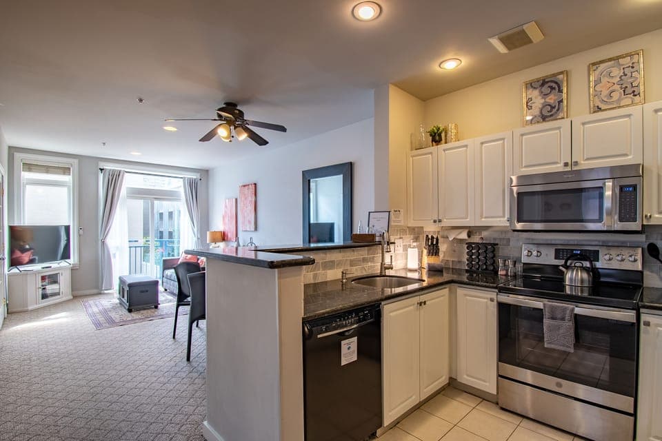 Fully equipped kitchen