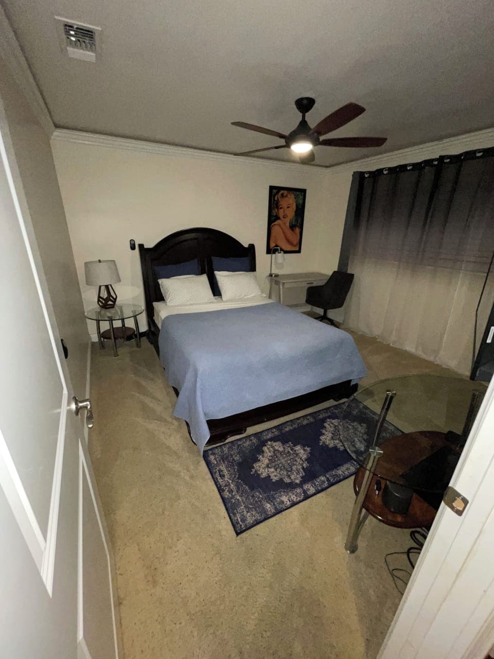 Master Bedroom with 42” smart TV