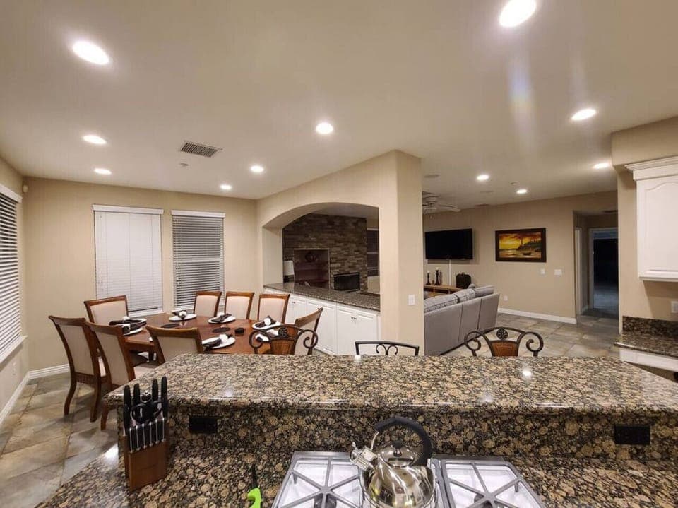Feel the relaxation of being in this Open Floor Plan Kitchen