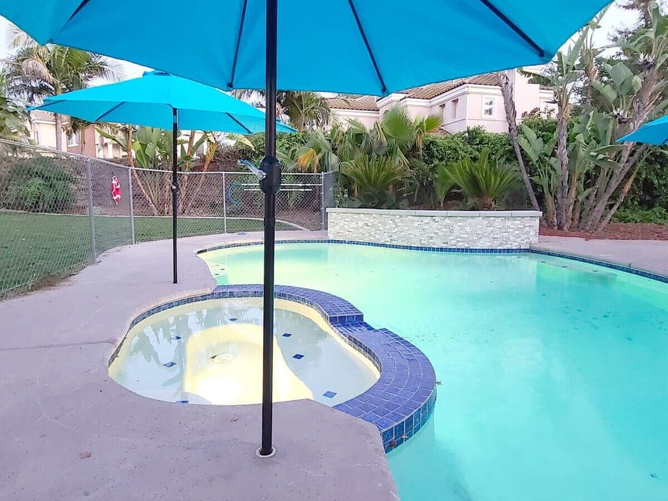 Imagine all the great conversation while soaking in our large Jacuzzi