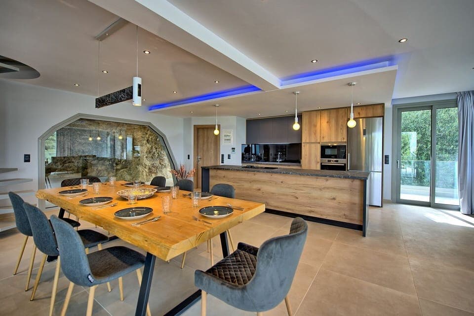 Dining Room, Kitchen, Living Room