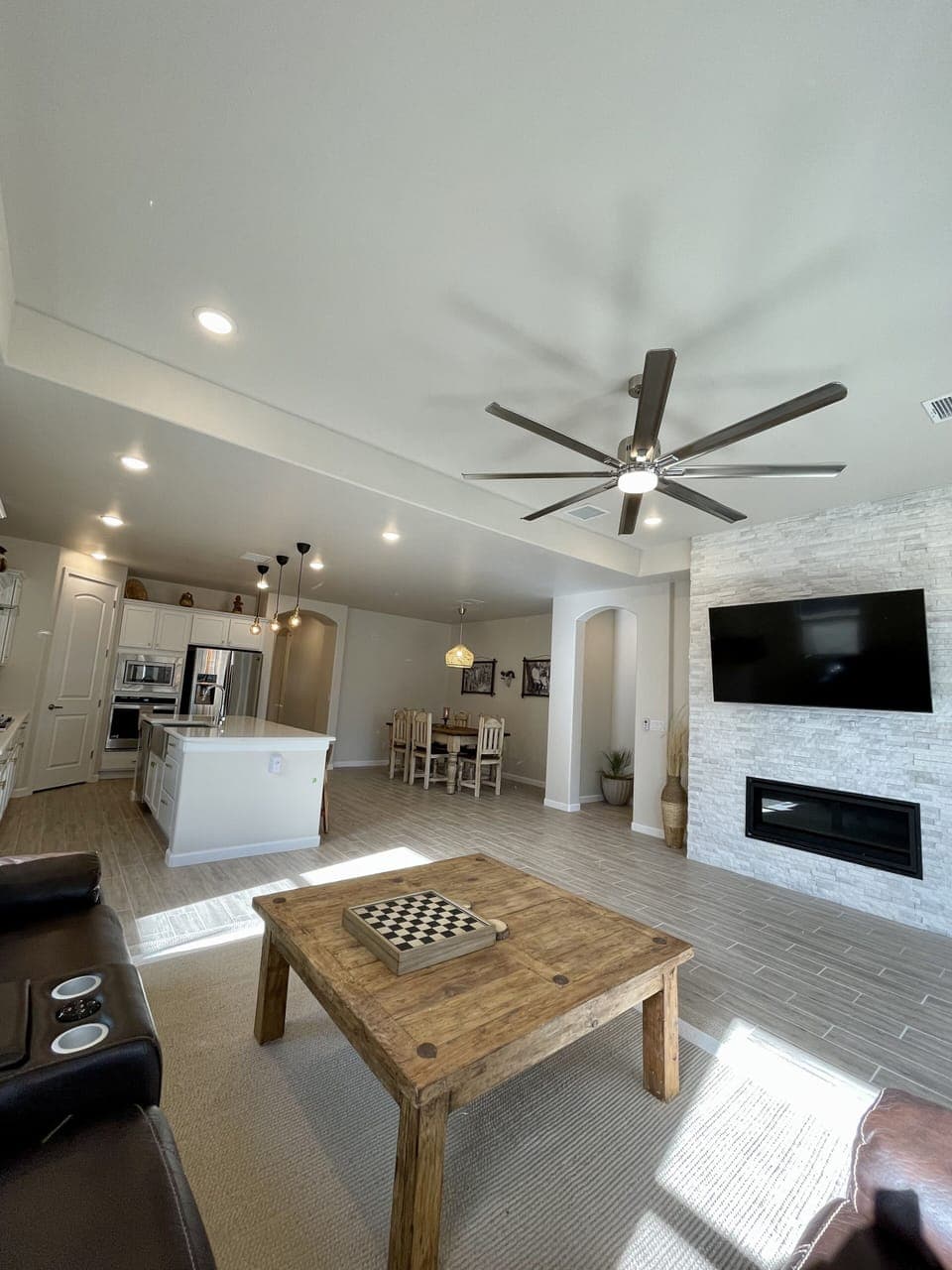 View from living room