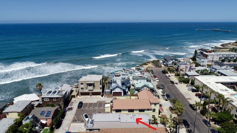 A two minute stroll to the end of the block for paradise!