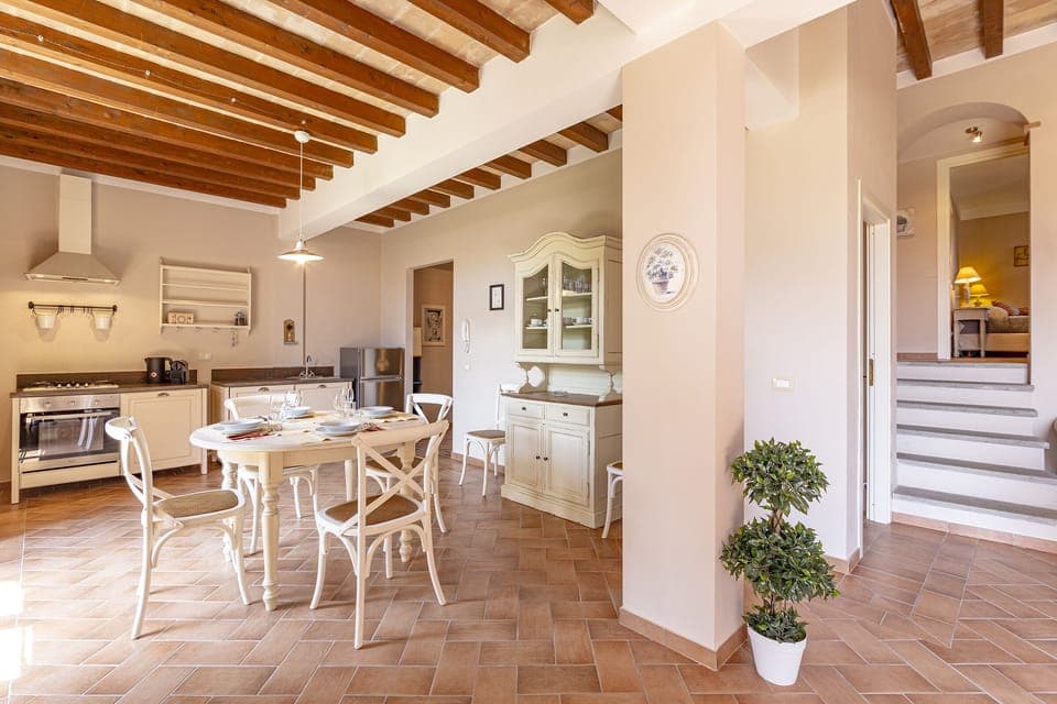 Kitchen and dining area