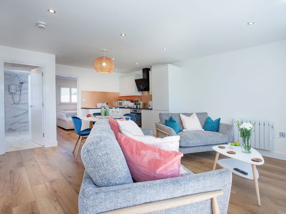 Open plan living space | Belgrave Sands Apartment 2, Torquay