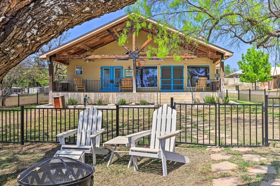 Burnet Vacation Rental | 3BR | 2BA | 1,600 Sq Ft | 6 Steps Required to Access