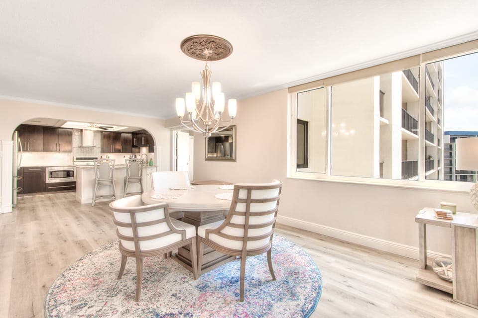 Fully open floor plan
