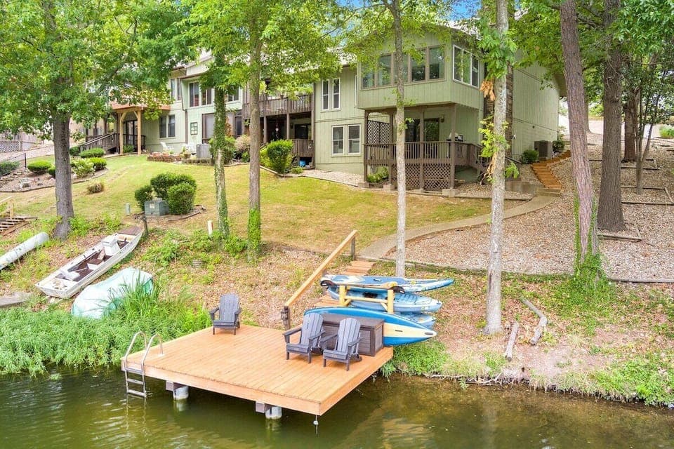 Welcome to Lakeside Nest - our beautiful home with a private dock ON Lake Rayburn!