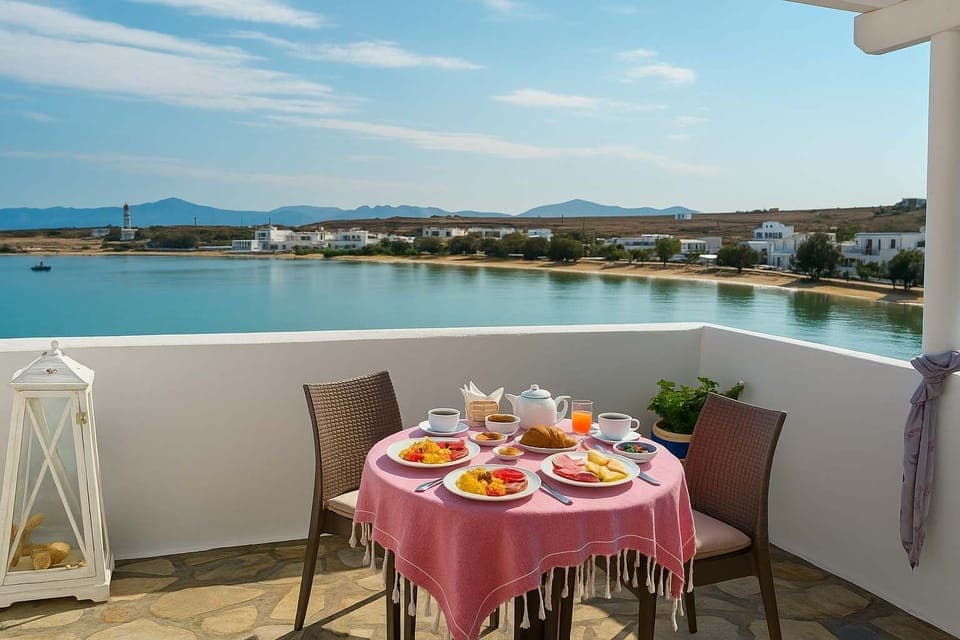 Capture the Mesmerizing Sea View from Your Balcony
Enjoy uninterrupted views of the Aegean while relaxing on your private outdoor space.