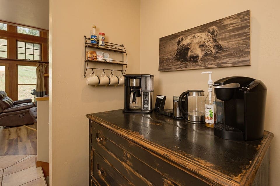 Coffee Bar adjacent to the Main Living Space