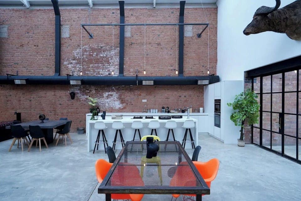 Living Area and Kitchen open plan 