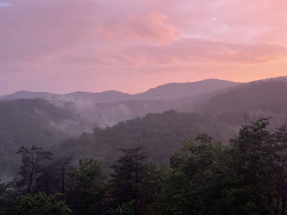 Beautiful Sunset. Photo taken from the back deck.