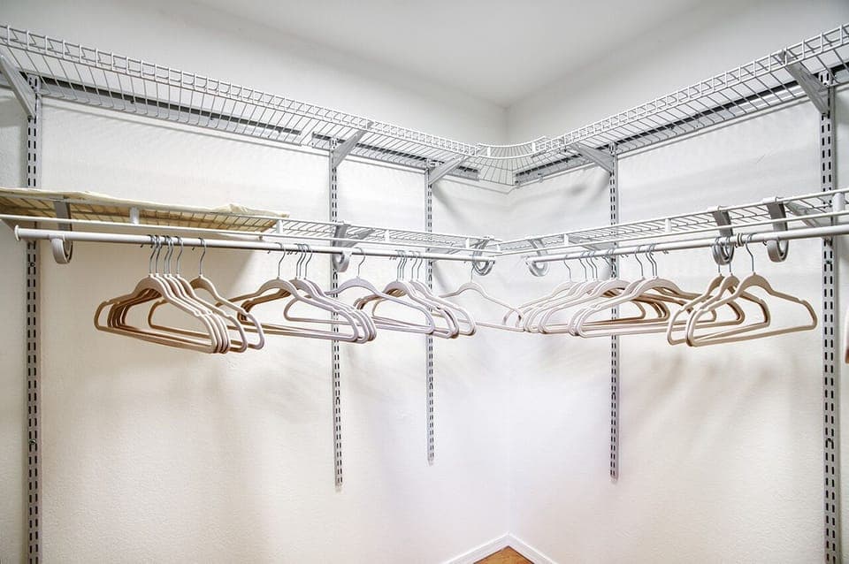 Plenty of closet space for all your clothing needs 