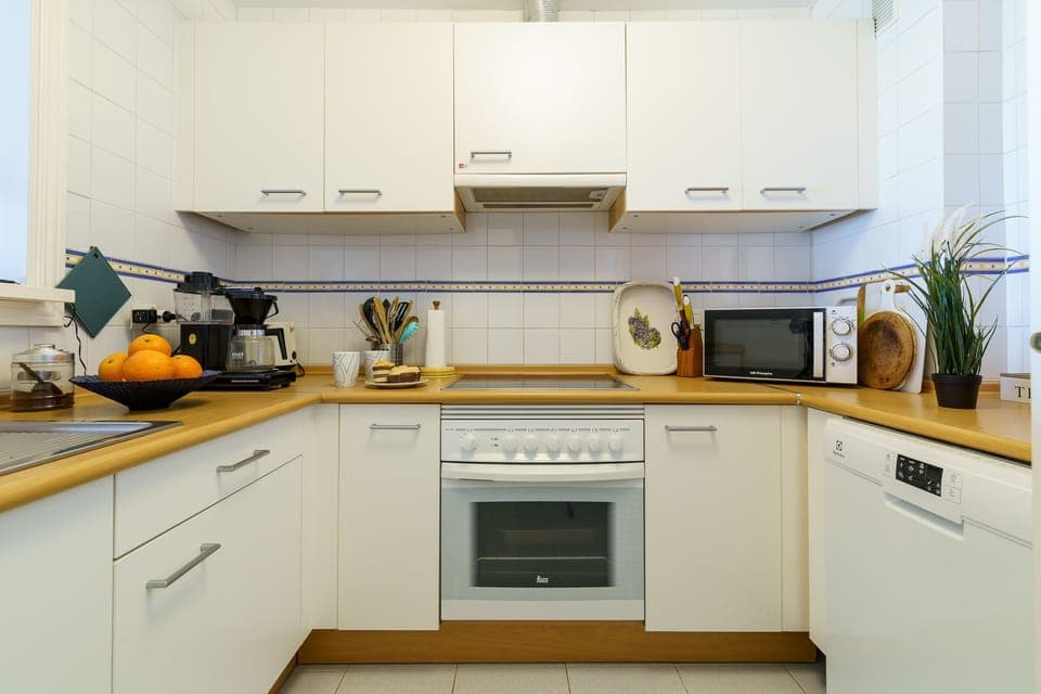 All utilities in place for cooking