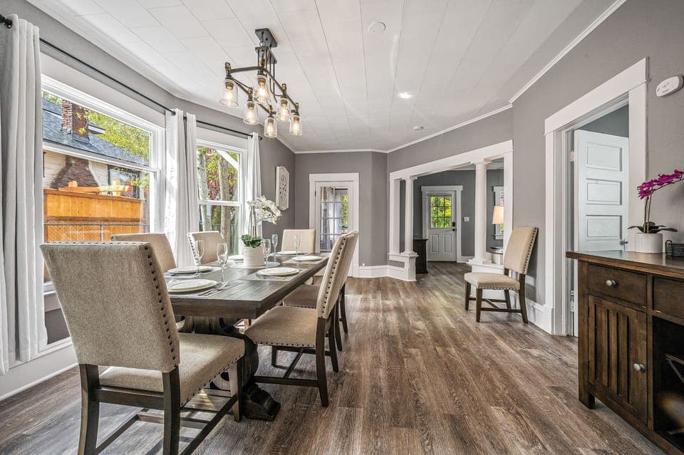 Long Shot of the Dining Room