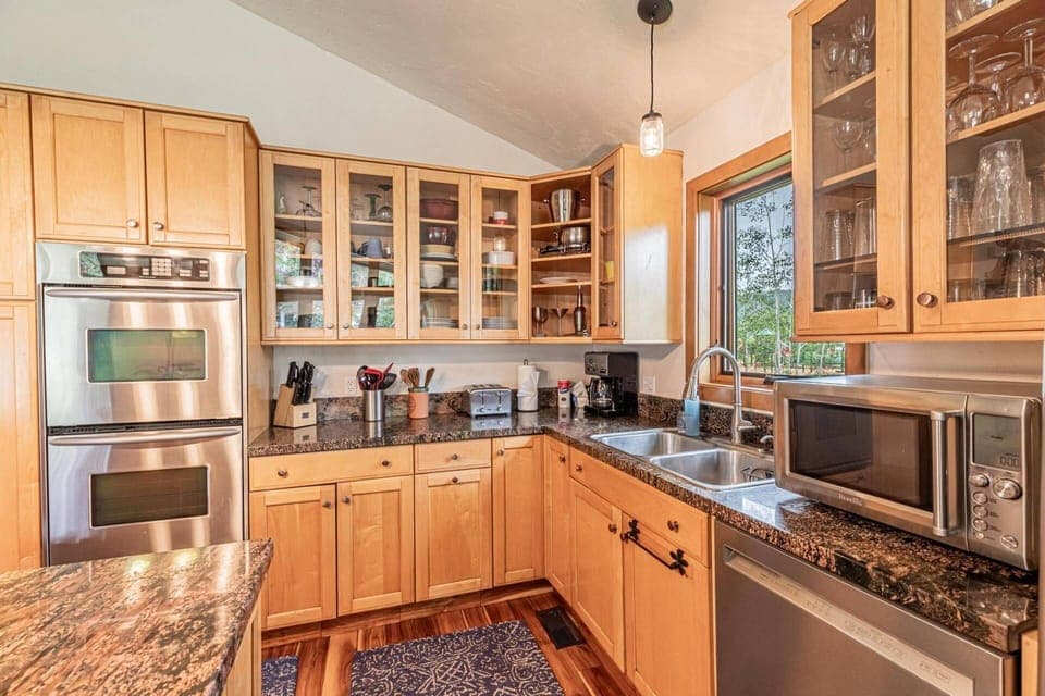 Our gourmet kitchen is fully equipped and beautifully designed to make holiday meals as memorable as the views.