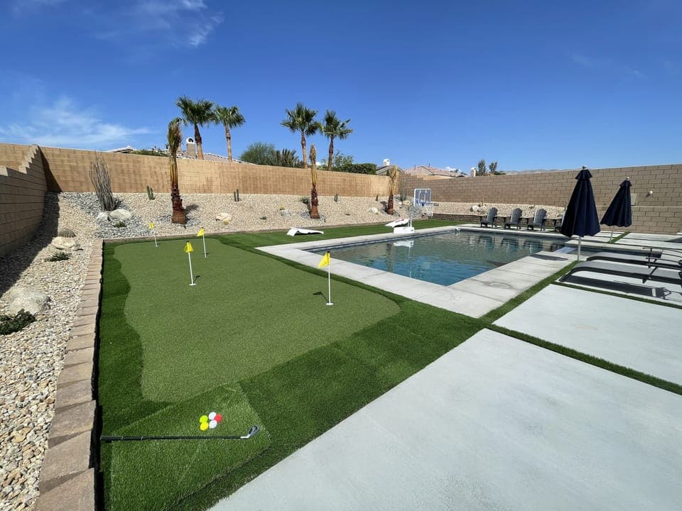 Beautiful large backyard with lots of privacy.