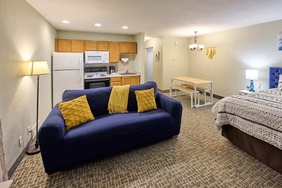 Sleeper sofa provides additional sleeping space