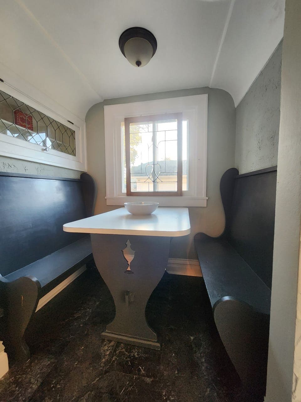 Breakfast and dining nook seats 4 and is a part of the original build in 1900 's