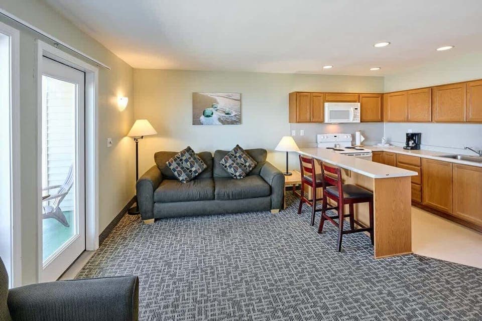 Lots of room to sit and relax