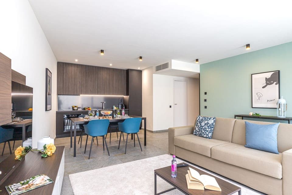 Living and dining room