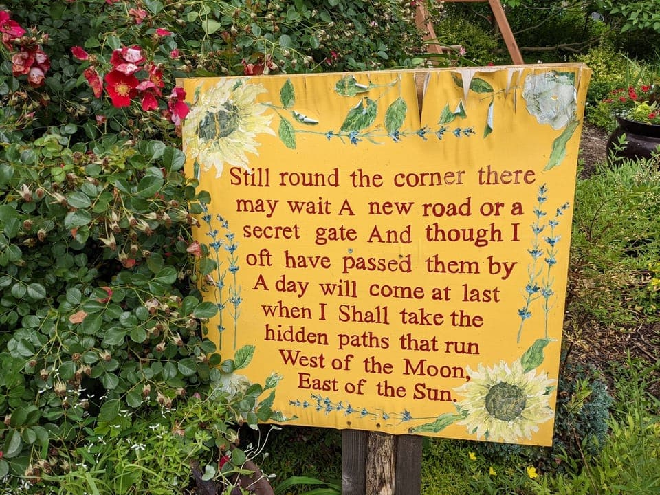 At the Lake Lure Flowering Bridge