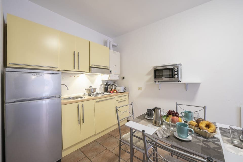Kitchen and dining area