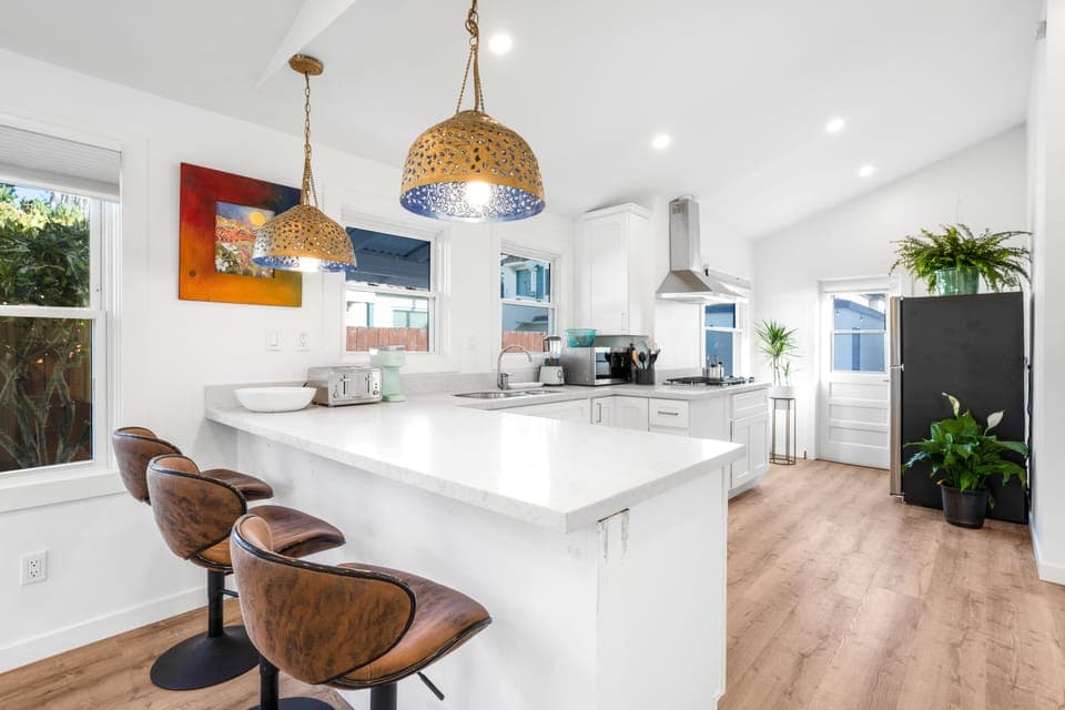 Bright, open, and renovated kitchen!