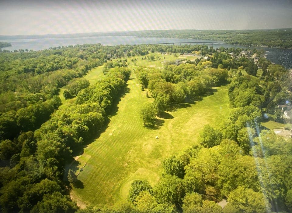 Drone view of the area