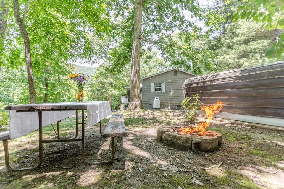 our favorite outdoor dinner (or smores) spot 