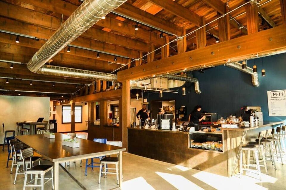 The Meeting House Cafe. Just right down the street!