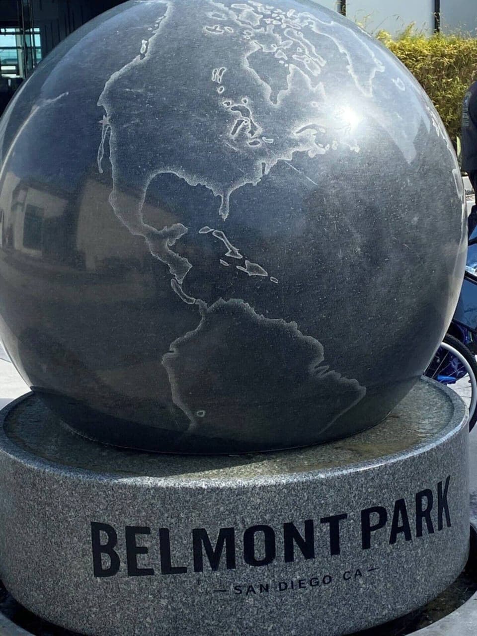 straight down the boardwalk about two miles to Mission Beach.