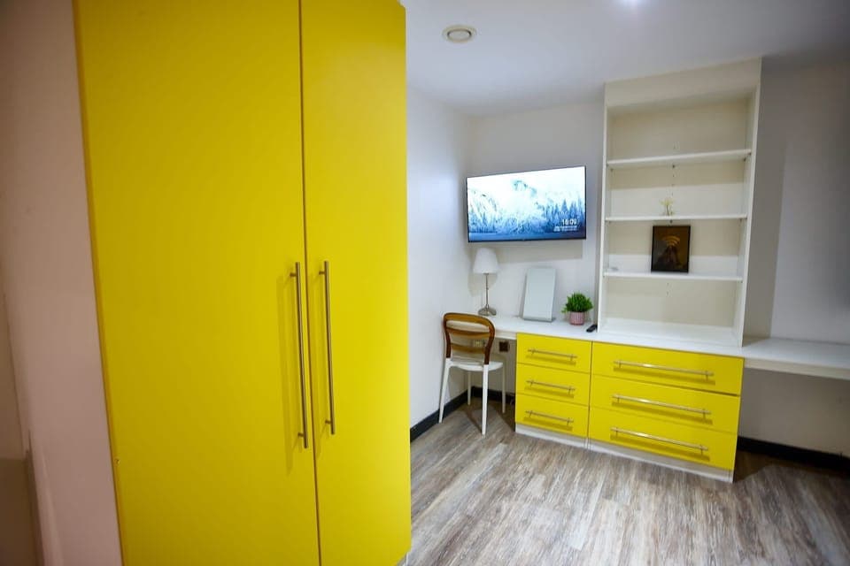 Double wardrobes and draws in bedroom 5