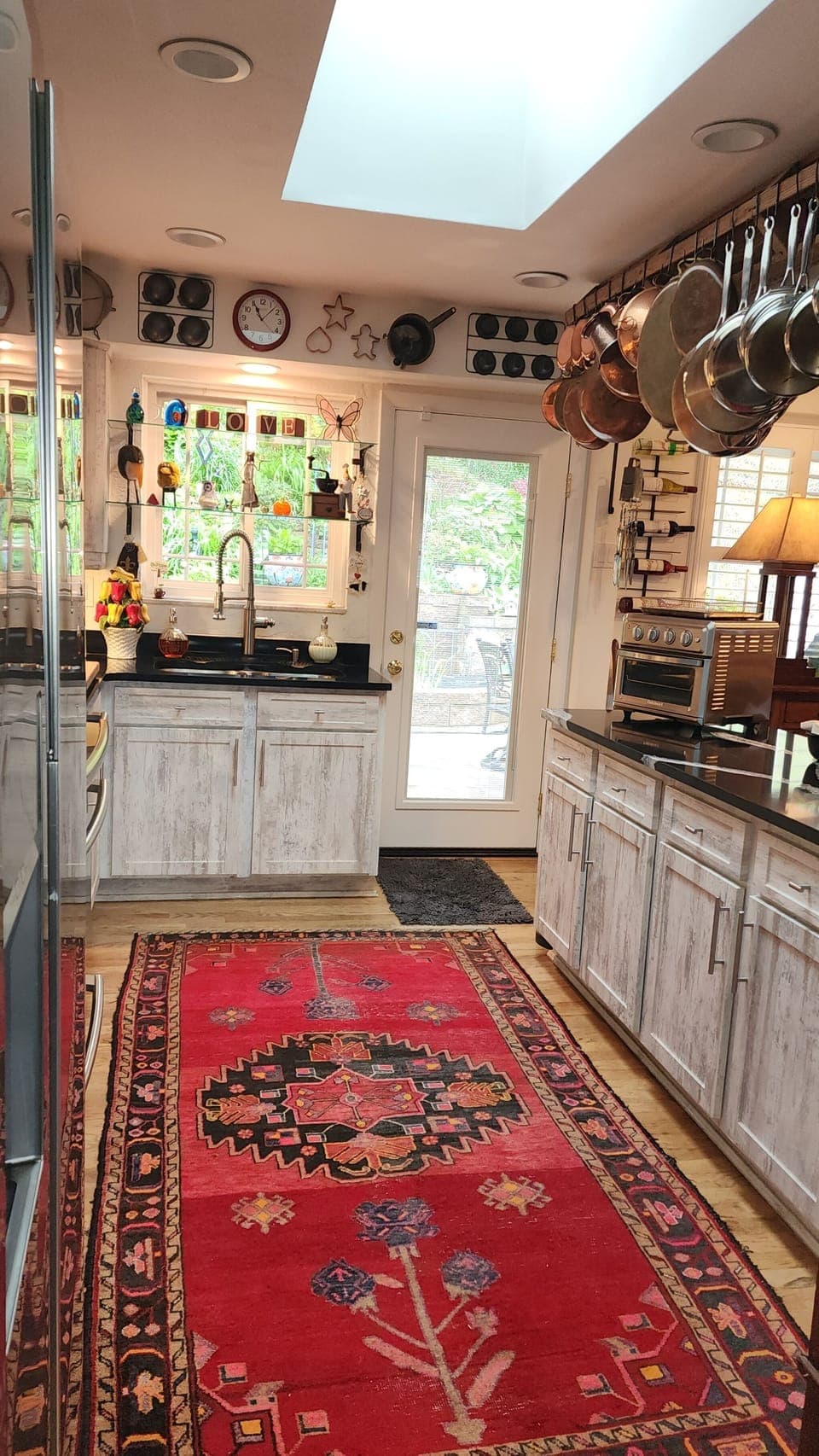 Access the patio through the back door. Lots of cherry natural light provided.