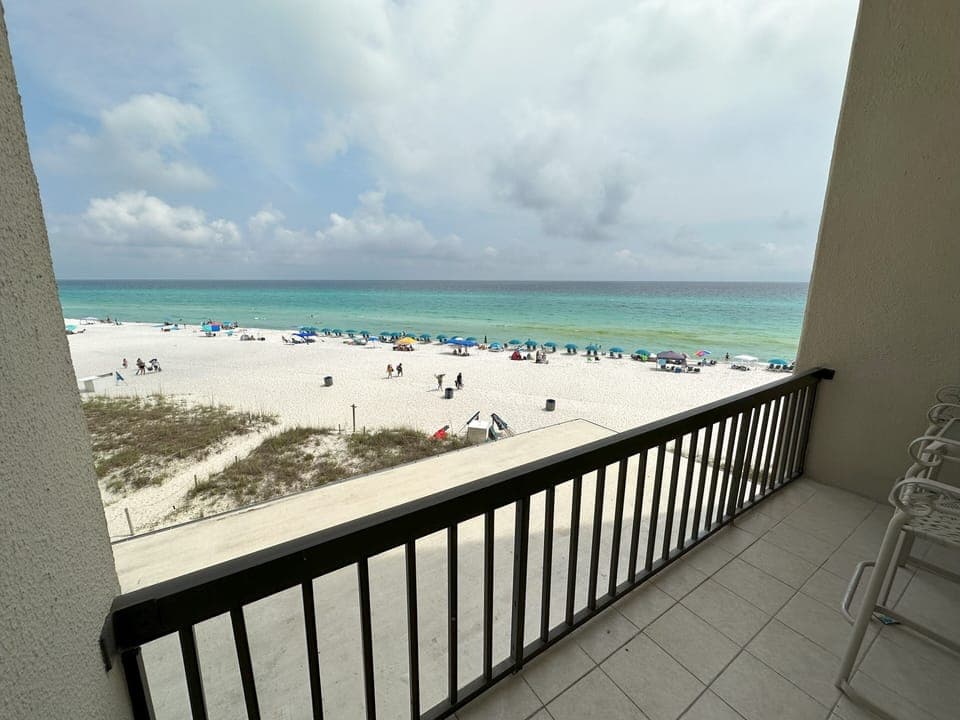 Enjoy the quiet oasis while you are sitting and relaxing by the beach watching dolphins jumping out of the water.