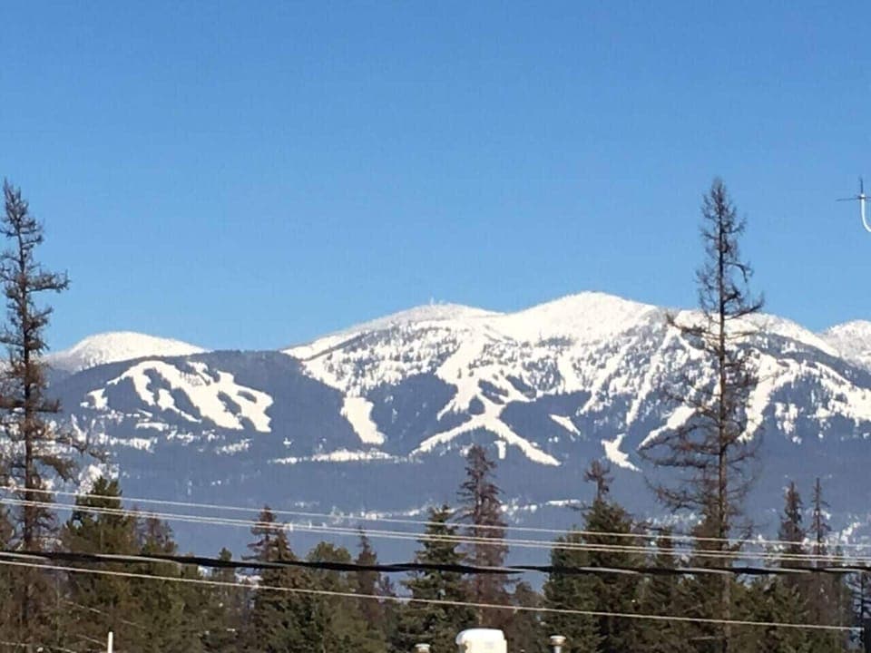 Stellar View of Big Mtn from the upper level deck